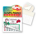 Cargo Van Shape Custom Printed Calendar Pad Sticker W/Tear Away Calendar